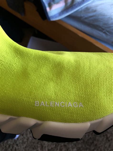 lime green balenciaga socks